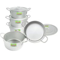 NỒI KIM HẰNG NẮP BẰNG size 16cm.18cm.20cm.22cm.24cm.26cm