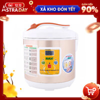 Nồi làm tỏi đen Nikio NK-696 6L - Vàng đồng - Hàng Chính Hãng