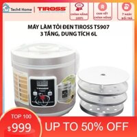 Nồi làm tỏi đen Tiross TS907, 3 tầng, dung tích 6L, Máy làm tỏi đen chính hãng,Thành công lên đến 99%, Bảo hành 12 thang