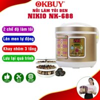 Nồi Làm Tỏi Đen Tự Động Nhật Bản Nikio NK-688 - 5L, làm 1.4kg tỏi đen - Màu Vàng