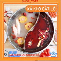 Nồi Lẩu 2 Ngăn, 2 Vị Inox 30Cm Siêu Tiện Dụng, Dùng Được Cho Tất Cả Các Loại Bếp, Bảo Hành 12 Tháng