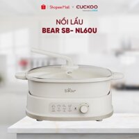 Nồi Lẩu 2 Ngăn Bear SB-NL60U - Dung tích 6L
