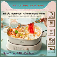 Nồi Lẩu 2 Ngăn BEAR-SB NL60U, Tiện Lợi Cho Mọi Gia Đình- Bảo Hành 12 Tháng
