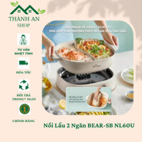 Nồi Lẩu 2 Ngăn-SB NL60U, Tiện Lợi Cho Mọi Gia Đình- Bảo Hành 12 Tháng
