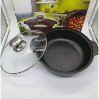 Nồi lẩu 20cm (gần 1.8 lít) hợp kim gang nhôm chống dính không chỉ an toàn cho sức khỏe Dragon