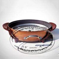 Nồi lẩu cá điện Shachu có vỉ hấp