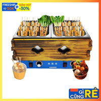 Nồi lẩu điện 2500W nấu lẩu xiên que tự chọn, lẩu ly tokbokki