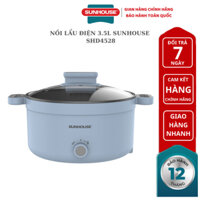 Nồi Lẩu Điện 3.5L SUNHOUSE SHD4528  - BẢO HÀNH CHÍNH HÃNG 12 THÁNG