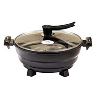 Nồi lẩu điện Bennix BN-05EGP đúc nguyên khối, dung tích lớn dùng cho gia đình nhiều người, công suất 1700w gia nhiệt nhanh không cần chờ đợi