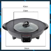 Nồi Lẩu Điện Bếp Nướng Đa Năng 2 Trong 1 - FusionMall