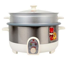 Nồi Lẩu Điện Có Xửng Happy Cook HCHP-350ST (3.5L)