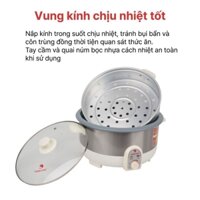 NỒI LẨU ĐIỆN CÓ XỬNG HAPPY COOK 3.5L, HCHP-350ST