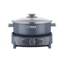 Nồi lẩu điện đa năng Arber dung tích 6 lít HH5.5LGRAY hàng chính hãng bảo hành 12 tháng