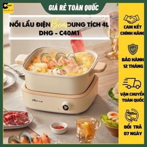 Nồi lẩu điện đa năng Bear DHG-C40M1 - 4L