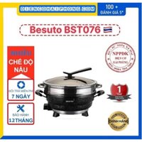 Nồi lẩu điện đa năng Besuto BST-076 ( tặng khay hấp )