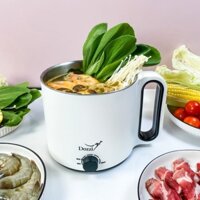 Nồi Lẩu Điện Đa Năng, Ca Nấu Mì Mini Dozzi 1.5L chất lượng, nấu nhanh, giá rẻ