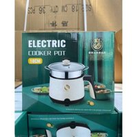 NỒI LẨU ĐIỆN ĐA NĂNG ELECTRIC COOKER POT SHANBAN 2 TẦNG KÈM KHAY HẤP INOX CAO CẤP