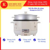 Nồi lẩu điện đa năng Kangaroo KG272 4.5 lít -hàng chính hãng cao cấp bảo hành 12 tháng toàn quốc