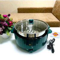 🍜NỒI LẨU ĐIỆN ĐA NĂNG - KÈM KHAY HẤP INOX CAO CẤP