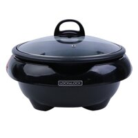 Nồi lẩu điện đa năng lock & lock EJP431SN dung tích 5L, đường kính 28cm, bảo hành 12 tháng chính hãng (sỉ ib)