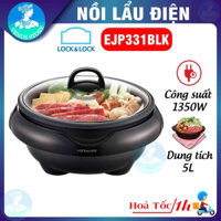 Nồi Lẩu Điện Đa Năng Lock&Lock EJP331BLK Dung Tích 5L, Công Suất 1650W - Bếp Lẩu Nướng Đa Năng Tiện Lợi