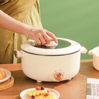 Nồi Lẩu Điện Đa Năng Nhà Nhỏ Nồi Mì Ký Túc Xá Sinh Viên Nồi Hộ Gia Đình Điện Nhỏ Chiên Và Nấu Tất Cả trong Một Nồi
