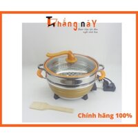 Nồi lẩu điện hơi đa năng Matika MTK-9032 - có vỉ hấp - Hàng chính hãng