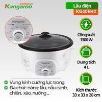 Nồi lẩu điện Kangaroo KG40EH2 bảo hành 12 tháng