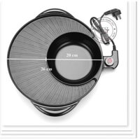 Nồi lẩu điện kèm bếp nướng điện 2in1 giá rẻ