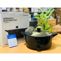 Nồi Lẩu Điện LocknLock Versatile Electric Pot EJP546BLK dung tích 4L, 1000W, 220V/50Hz, Màu Đen - BABYHOPSG