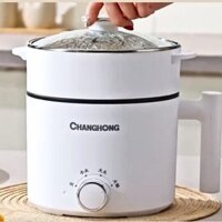 Nồi Lẩu Điện Mini Chang Hong, Nồi Lẩu Đa Năng Dành Cho 1-2 Người, Thiết Kế Đơn Giản Dễ Sử Dụng X571