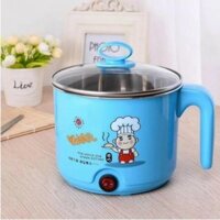 Nồi Lẩu Điện Mini Đa Năng , Ca Nấu Mì Siêu Tốc Chống Dính Nhanh Sôi, Tiết Kiệm Điện