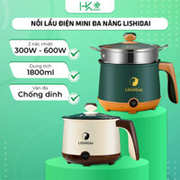 Nồi Lẩu Điện Mini đazinăng Kèm Khay Hấp Inox, Ca nấu mỳ sp0535