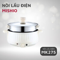 Nồi Lẩu Điện Nướng Đa Năng Nâu Nhanh Tặng Xửng Hấp, Nồi Đa Năng Mishio MK275 - BH 12 THÁNG