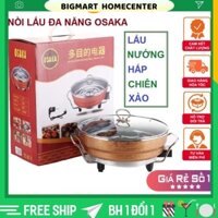 Nồi Lẩu Điện Osaka Đa Năng xào, nấu, luộc, lẩu, nướng - Bigmart.vn