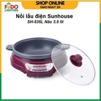 Nồi lẩu điện Sunhouse SH535L công suất 1300W hàng chính hãng