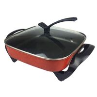 Nồi lẩu điện vuông đa năng 5L Greencook GCEH30 lòng rộng 30 x 30 cm