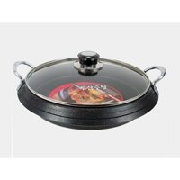 Nồi lẩu Hàn Quốc hợp kim nhôm phủ đá maifan YS011