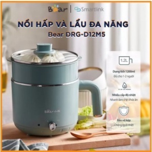 Nồi lẩu hấp đa năng Bear DRG-D12M5