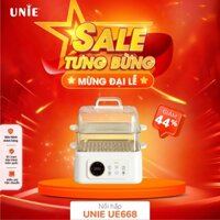Nồi lẩu, hấp đa năng UNIE UE668, 8 chức năng, dung tích 10L, hấp gà nguyên con, Hàng chính hãng BH 12T
