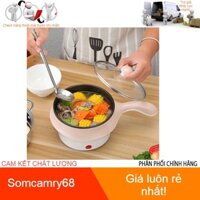 Nồi Lẩu Hấp Mini Đa Năng 2in1 Chống Dính siêu tiện lợi