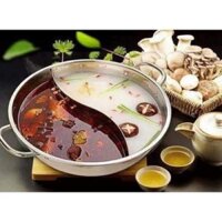 Nồi Lẩu Inox 2 Ngăn 32cm