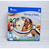 Nồi Lẩu Inox 2 Ngăn Đa Năng 26cm Hkm Vitadaily