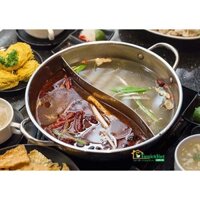 Nồi Lẩu Inox 2 Ngăn Đa Năng Size 30cm