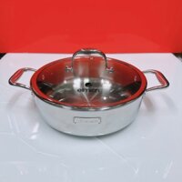 Nồi lẩu Inox liền khối Elmich Trimax XS EL 3847 size 26cm chảo xào elmich