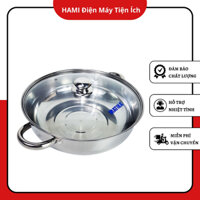 Nồi lẩu inox MATIKA MTK - HP30 dùng được cho bếp từ size 30cm sáng bóng, bền đẹp, truyền nhiệt tốt, dễ dàng vệ sinh