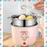 Nồi lẩu mini 18cm có giá hấp INOX Tiện Lợi Tiện Lợi [BẢO HÀNH VÀ ĐỔI TRẢ]