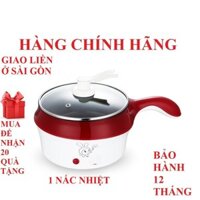Nồi lẩu mini ca nấu mì điện hấp đa năng 2 tầng hàn quốc chính hãng bảo hành 12 tháng