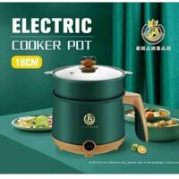 Nồi lẩu mini cắm điện đa năng, chống dính vân đá tặng giá hấp inox tiện lợi( màu ngẫu nhiên)_ hotdeal247