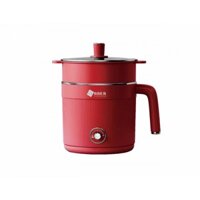 Nồi lẩu mini kèm xưng hấp Arber DN05 màu đỏ